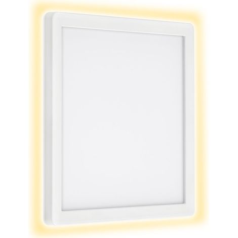 Telefunken – Applique solaire LED 15W 2000 lm – Lumière blanche neutre 4000K – IP44 pour extérieur – Dimensions 25 x 25 x 2,8 cm en plastique