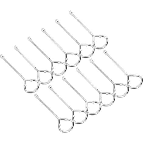 12pcs Ouvre-boîtes M10 en acier, ouvre-bidon multifonction, décapsuleur pour seaux de peinture et bouteilles (1/5)
