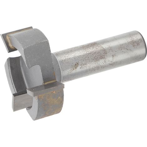 Fraise à rainurer en T pour défonceuse, queue 1/2", 3 dents pour bois, en alliage de coupe (1/5)