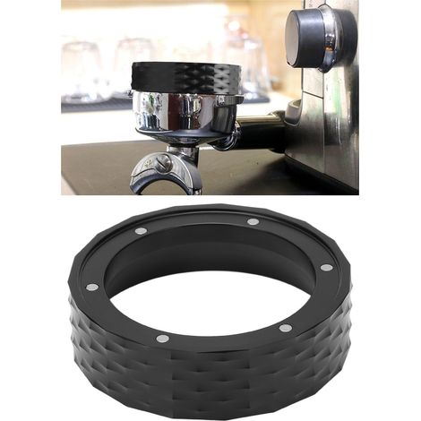 Diebstahlsichere magnetische Auskleidung für Espressomaschinengriffe, kompatibel mit 51-mm-Kaffeebuchsen und Kaffeezuführungsringen (schwarz). (1/5)
