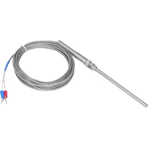Sonde thermocouple type K 100mm pour four, fourneau et applications industrielles (0‑400℃)