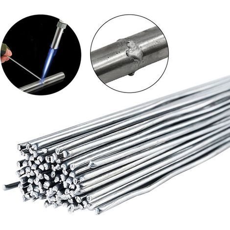 Alambre de soldadura de aluminio a aluminio, alambre de soldadura de baja temperatura, 2,0 mm, 10 hebras, alambre para soldar hierro. (1/4)