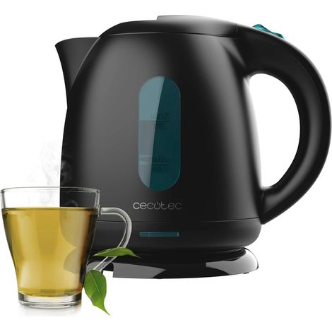 Bouilloire électrique 1 L Plastique Noir 2200 W