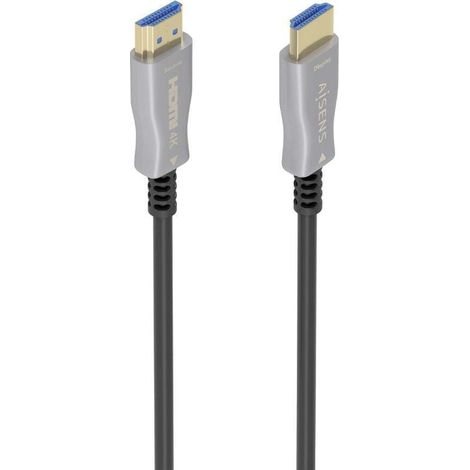 Cable Aisens HDMI V2.0 AOC Premium Alta Velocidad / HEC 4K@60Hz 18Gbps, A/M-A/M, Negro, 10M