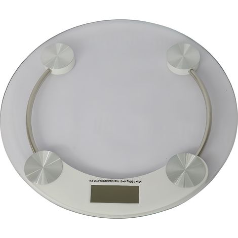Balance de salle de bain, balance de cuisine ronde en verre - RAPANDA (1/4)