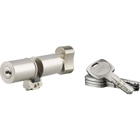 THIRARD - Cylindre adaptateur rond à bouton T2 FIC, 41BTx41 mm, diamètre 26mm, 4 clés - THIRARD (1/2)