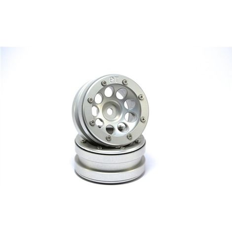 Beadlock Wheels PT- Ecohole Silver/Silver 1.9