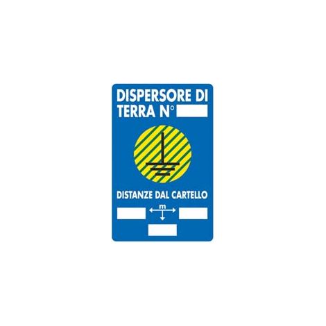 CARTELLO DISPENSORE DI TERRA- - cm.20x30h. - 10 pezzi