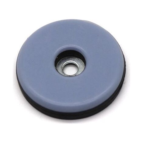 20 deslizadores de muebles de teflón con tornillos - Ø 19 mm (redondos) - deslizadores de muebles de PTFE (teflón) con tornillos (1/5)