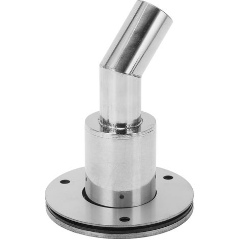 Raccord coudé standard de 22 mm pour tuyau d'échappement traversant en acier inoxydable, compatible avec les chauffages de stationnement diesel. (1/5)