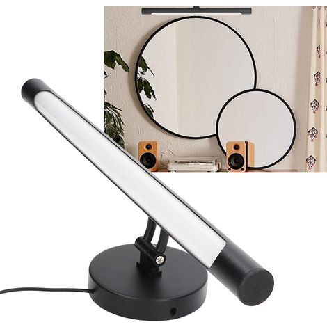 Éclairage d'appoint LED pour miroir de salle de bain, éclairage d'appoint pour armoire de toilette avec miroir, éclairage USB pour miroir de maquillage de toilettes, applique murale à intensité variab (1/5)