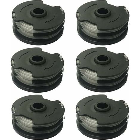 Bobines de fil de rechange pour débroussailleuse Parkside PRTA 20-Li – Nylon polyamide 1,4mm – Lot de 6 pour coupe précise (1/4)