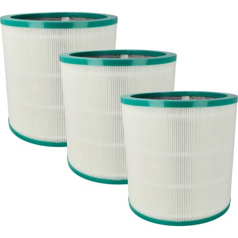 vhbw 3x HEPA Filter kompatibel mit Dyson Pure Cool TP02 US Sm/Nk, TP02 US Nk/Nk, Me BP01, Link 308401-01 Luftreiniger - Ersatz-Filter