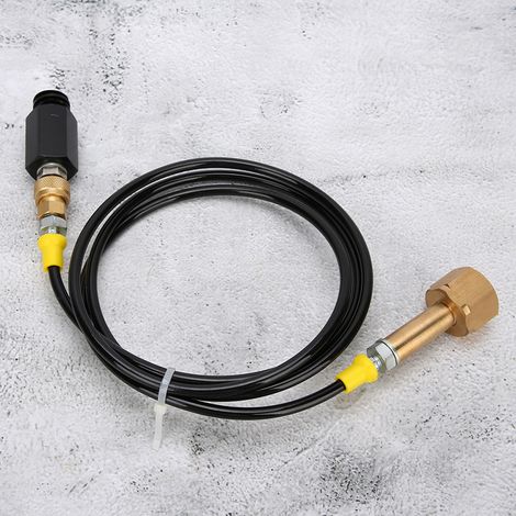 Kit CO2 Adaptateur Externe pour Cylindre Soda Cuisine avec Raccord CGA320 1.7m (1/5)