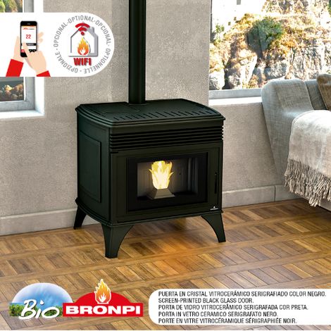 BRICOSOL ESTUFA DE PELLET BRONPI MODELO NICOL 7 KW (1/5)
