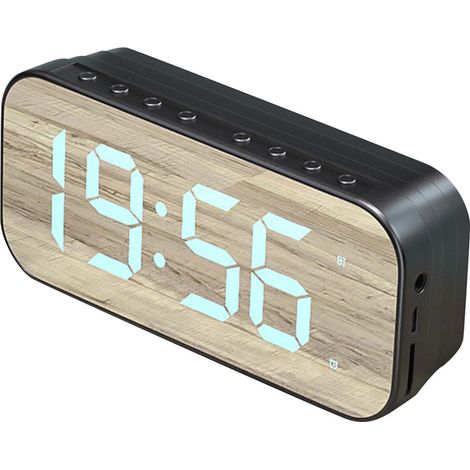 Digitaldisplay mit Bluetooth-Lautsprecher und Spiegelanzeige (1/5)