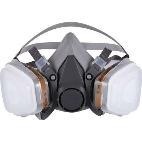 Solde- AGILITY, Masque de protection, AGILITY Masque de Protection Respiratoire Réutilisable Anti poussière Anti gaz avec Filtres (1/5)