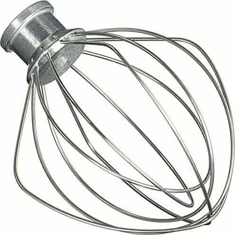 Stainless Steel Whisk Compatible with KitchenAid K45WW WP9704329 KSM150 KSM160 K45 KSM90 Stand Mixer Accessories (1/4)