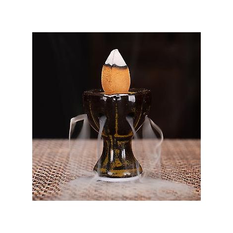 Encens à fumée à reflux créatif, encensoir parfumé à l'atmosphère mystérieuse (1/2)
