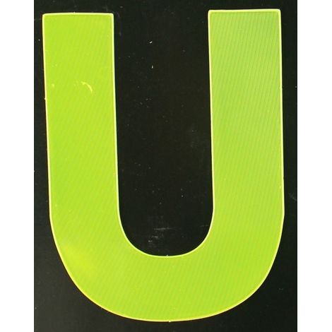 Conacord Reflektierender Klebebuchstabe U gelb U Klebebuchstaben & Zahlen (1/2)
