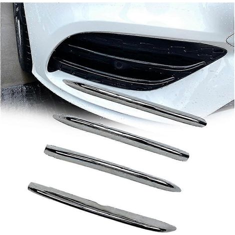 4 baguettes décoratives pour pare-chocs avant et grille antibrouillard avant pour CLA200 CLA260 2020-2023 (1/5)