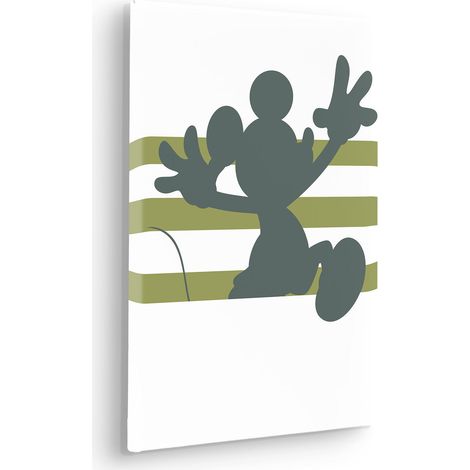 Komar Canvasbild Disney Mickey Hey There - 40 x 30 cm - Bild auf Keilrahmen - für Kinderzimmer (1/2)