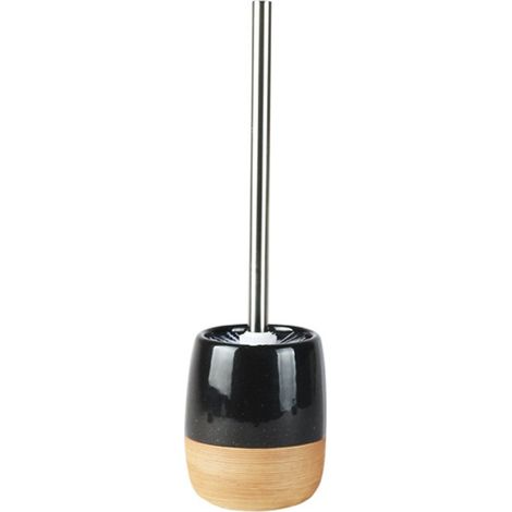 Brosse WC minimaliste avec détail raffiné, une brosse WC robuste pour un usage quotidien (noire) (1/5)