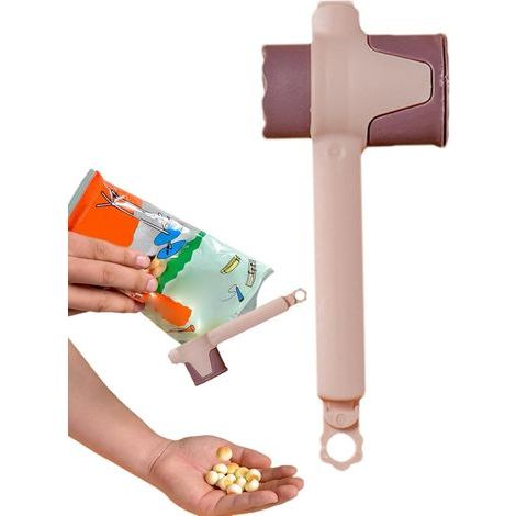 Pinces de fermeture alimentaire, pinces de fermeture pour sacs de courses, pinces alimentaires pratiques avec bec verseur pour le rangement en cuisine, réutilisables (1/5)