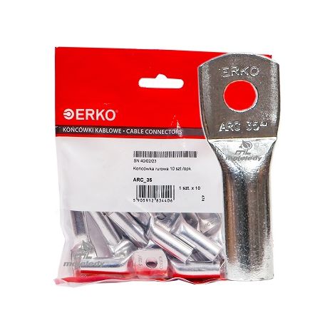 Aluminium-Rohrösenanschluss ARC 8-35, 10 Stück, Erko (1/3)