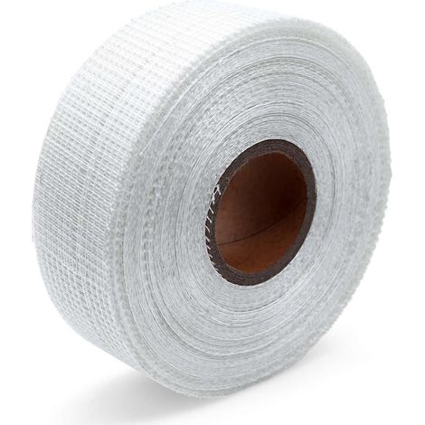 Ruban à Joints Autoadhésif 5 cm × 90 m Ruban à Mailles en Fibre de Verre pour Fissures et Trous (1/5)