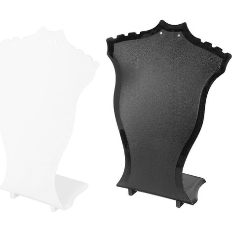 Présentoir buste pour colliers, adapté aux colliers, ensemble de présentoirs à bijoux 6 pièces, idéal pour les magasins. (1/5)