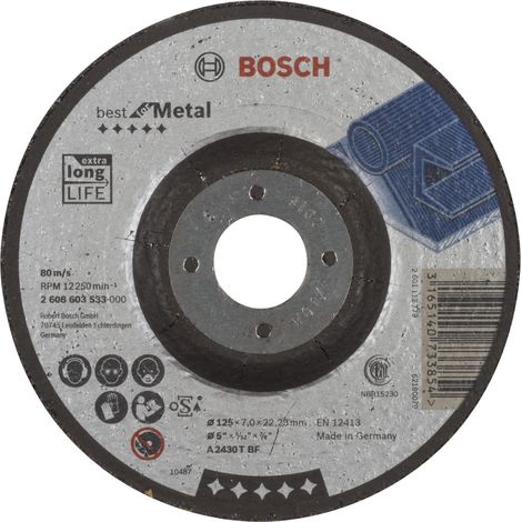 Bosch Schruppscheibe gekröpft Best for Metal A 2430 T BF 125 mm - 2608603533 (1/4)