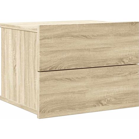 vidaXL Comodino Rovere Sonoma 40x30x30 cm in Legno Multistrato (1/5)