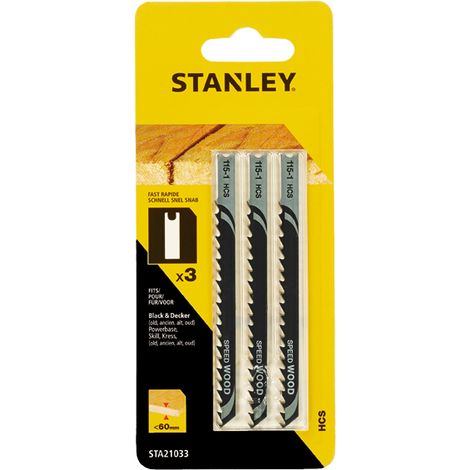Accesorio Stanley 21033XJ 3 Hojas calar madera