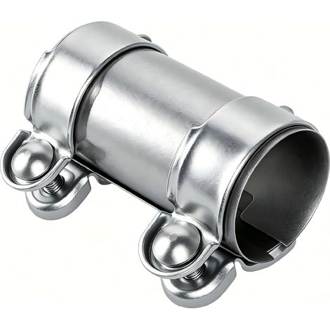 Collier Echappementø 55 Mm X 125 Mm Manchon Inox 55mm Adapté Aux Pots D'éChappement D'Un DiamèTre De 55 Mm echappement collier (1/5)