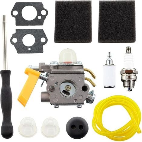 C1U-H60 308054012 Vergaser mit Luftfilter für Ryobi Homelite 25cc 26cc 30cc 46cc Heckenschere Kettensäge 308054003 308054008, Ryobi RBC30SET RLT30CET RHT2660DA RBC26CDS RBC26CDS (1/2)