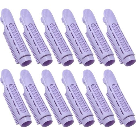 Clip Volume Racine Cheveux - 12 Pièces - 6 Couleurs - Sans Chaleur - Pour Coiffure Bouclée et Fluffy - Usage Domestique et Professionnel (1/5)