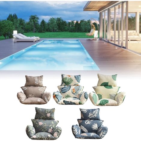 Coussin Antidérapant pour Chaise Œuf Suspendue - Housse Lavable et Durable pour Siège Balançoire en Rotin, Décoration Jardin ou Intérieur