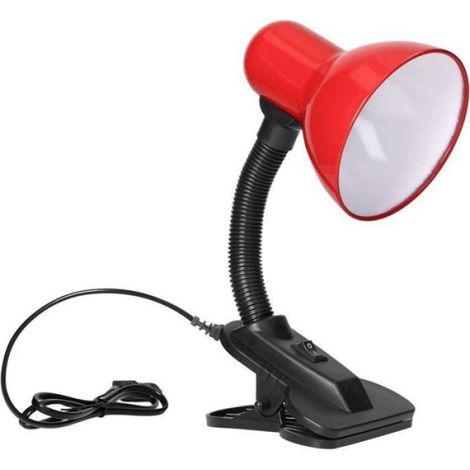 1 lampe de lecture avec clip, bras flexible, abat-jour acier, culot e27, câble 90 cm, pour bureau et ACCESSOIRES POUR PULVERISATEUR (1/4)