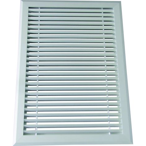 Grille métallique habitat collectif pour volet AVANTAGE, dimensions 380 x 630 mm S&P (UNELVENT) 710522
