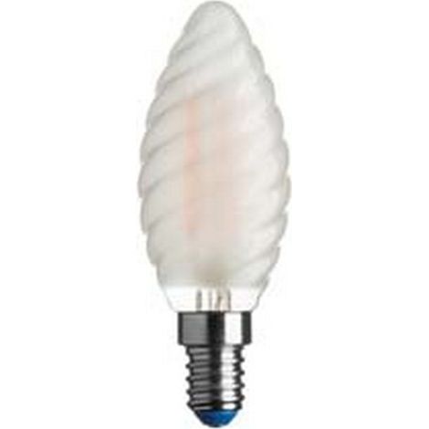 LAMPADA FILO LED TORTIGLIONE STICK SATINATA E14 4.5w 4000K naturale 470 lm