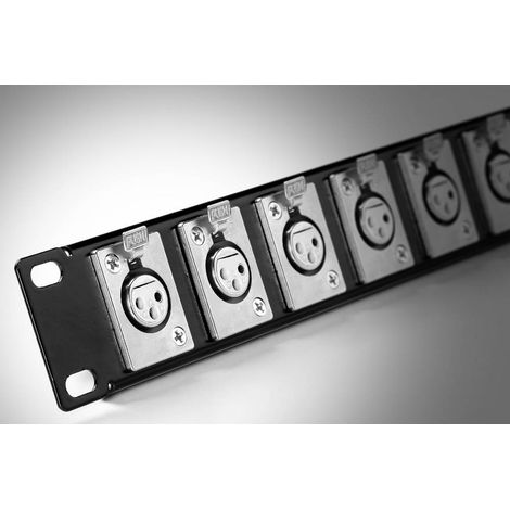 RenkforceXLR, USB, BNC 12 portsFace avant Patchboxnon équipé1 UH D987881 (1/4)