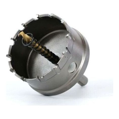 Scie Cloche Bi-métal, 42 mm Carbure TCT en Acier Inoxydable de Qualité Industrielle, Scie Trépan Alliage Métallique en Acier à Grande Vitesse pour Métal,Alliage Aluminium,Plastique,Bois (1/4)