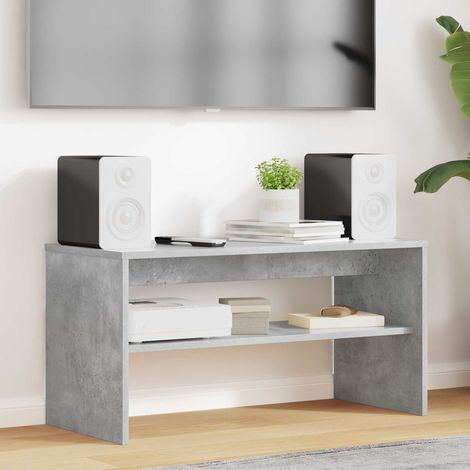 vidaXL Mobile TV Grigio cemento 80 x 35 x 40 cm Legno multistrato