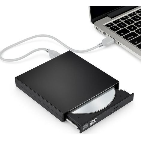 Extern DVD/CD-Brännare USB 2.0 Slim för Dator (1/5)