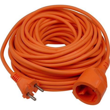 Cable de extensión de alimentación de 20 m/naranja PC-186XOD-O-20M GEMBIRD (1/5)