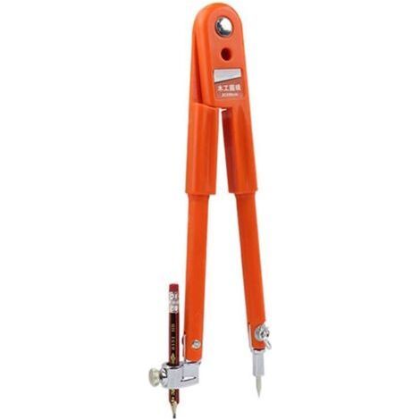Crayon de Précision Boussole Travail du Bois Boussole Professionnelle Marquage Gauge Ligne Outil (S) (1/5)
