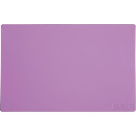 Planche à découper 450 x 300 x 12 mm basse densité violette - Hygiplas (1/4)