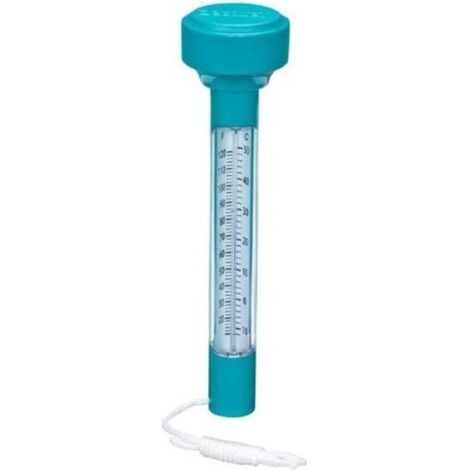 Thermomètre flottant pour piscine avec sangle de transport, mesure précise de la température de l'eau pour les piscines intérieures et extérieures, matériau facile à lire et résistant à la corrosion. (1/5)