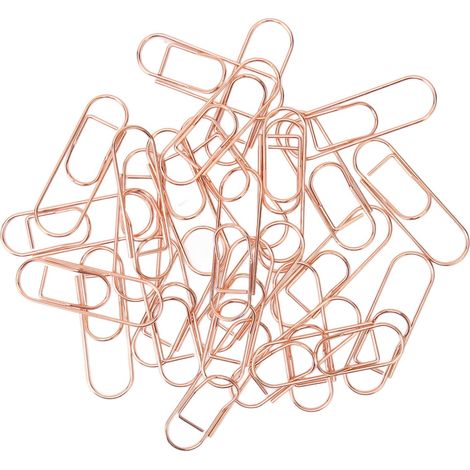 66 Porte-stylos métalliques résistants au glissement, anti-rouille, pour cahiers, bureau, école, couleur or rose, 66 pièces (1/5)